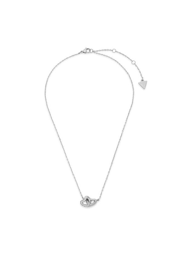 Naszyjnik Guess. Materiał: srebrne. Kolor: srebrny