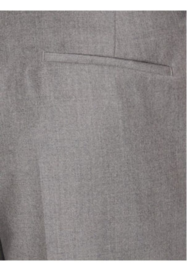 BOSS Chinosy C-Perino 50551829 Szary Tapered Fit. Kolor: szary. Materiał: wełna