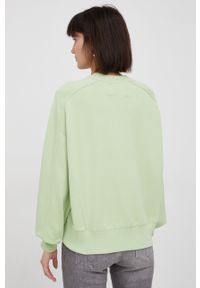 Calvin Klein Jeans bluza bawełniana J20J218164.PPYY damska kolor zielony z nadrukiem. Kolor: zielony. Materiał: bawełna. Długość rękawa: długi rękaw. Długość: długie. Wzór: nadruk #5