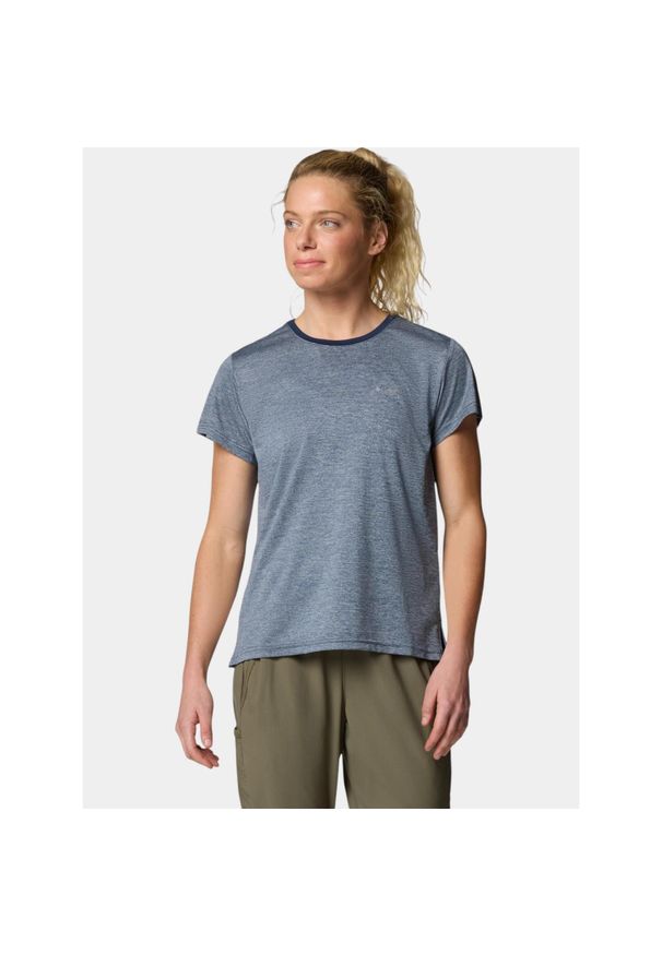 columbia - Koszulka techniczna damska Columbia BlueVista Hill Short Sleeve Crew. Kolor: niebieski