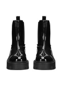 DeeZee Botki WYL3949-1 Czarny. Kolor: czarny. Materiał: materiał #4