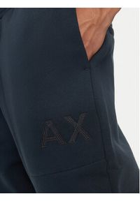 Armani Exchange Spodnie dresowe 6DZPAA ZJKAZ 1510 Granatowy Regular Fit. Kolor: niebieski. Materiał: bawełna #5