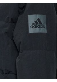 Adidas - adidas Płaszcz zimowy Big Baffle Down Coat HN9937 Czarny Loose Fit. Kolor: czarny. Materiał: syntetyk. Sezon: zima