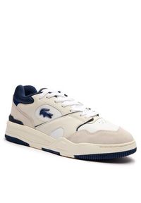Lacoste Sneakersy Lineshot Leather Logo 747SMA0062 Beżowy. Kolor: beżowy #2