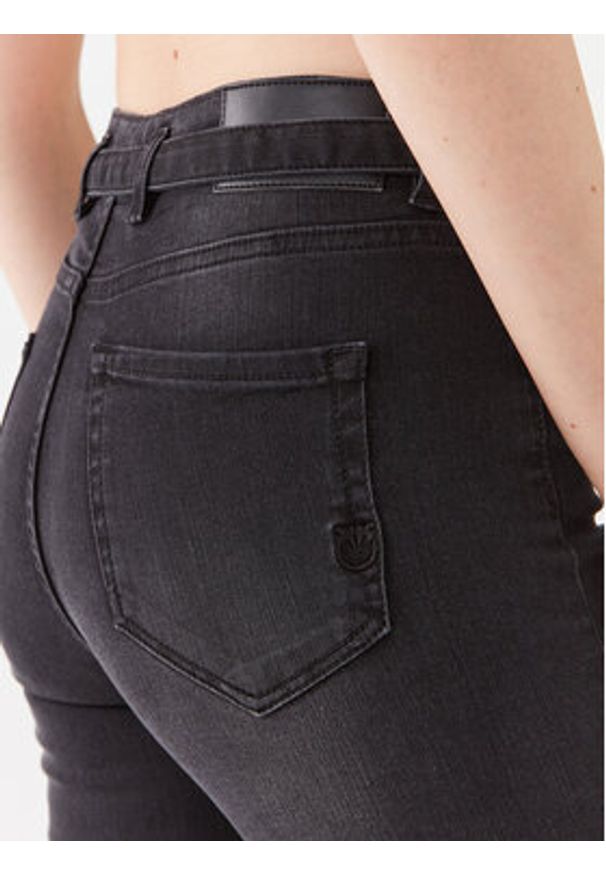 Pinko Jeansy Flora 100166 A0G8 Czarny Regular Fit. Kolor: czarny