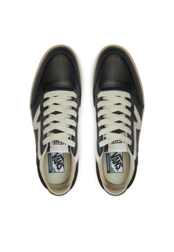 Vans Sneakersy Lowland CC Vintage VN000BWBCJK1 Czarny. Kolor: czarny. Materiał: skóra