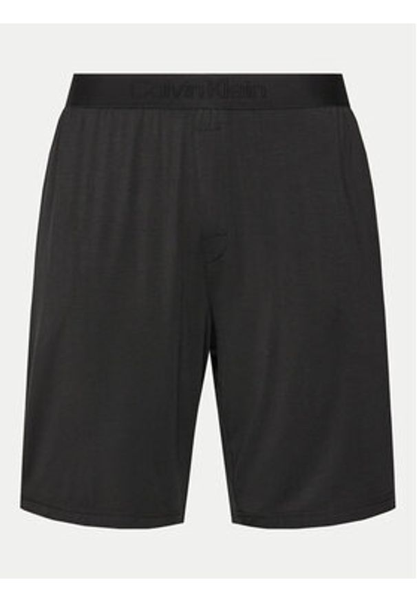 Calvin Klein Underwear Szorty piżamowe LV00NM2824 Czarny Regular Fit. Kolor: czarny