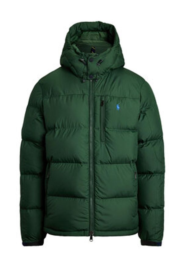 Polo Ralph Lauren Kurtka puchowa 710968278004 Zielony Regular Fit. Typ kołnierza: polo. Kolor: zielony. Materiał: syntetyk
