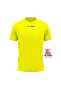 Koszulka piłkarska dla dzieci Givova One żółta fluo. Kolor: zielony, żółty, wielokolorowy. Sport: piłka nożna