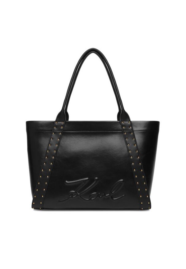 Karl Lagerfeld - KARL LAGERFELD Torebka B1W30261 Czarny. Kolor: czarny. Materiał: skórzane