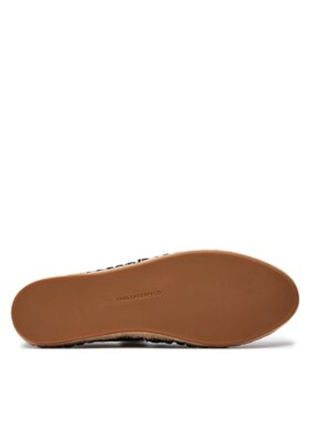 Karl Lagerfeld - KARL LAGERFELD Espadryle KL80111N Czarny. Kolor: czarny. Materiał: materiał