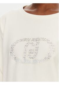 Liu Jo Sport Bluza TA5168 FS090 Biały Regular Fit. Kolor: biały. Materiał: bawełna. Styl: sportowy