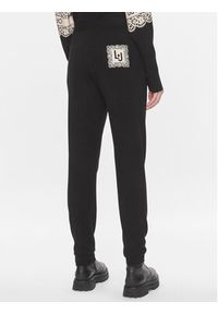 Liu Jo Spodnie dresowe 5F3089 MS49I Czarny Regular Fit. Kolor: czarny. Materiał: wiskoza