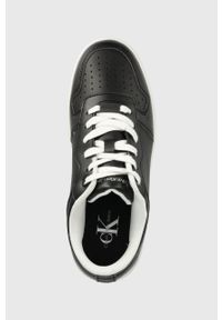 Calvin Klein Jeans sneakersy YW0YW00715.BDS kolor czarny. Nosek buta: okrągły. Zapięcie: sznurówki. Kolor: czarny. Materiał: guma. Obcas: na platformie #4