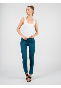Patrizia Pepe Top | 8M1403 J013 | Kobieta | Biały. Kolor: biały. Materiał: elastan, wiskoza. Długość rękawa: bez rękawów #1