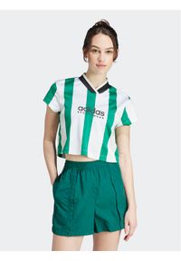 Adidas - adidas T-Shirt IM4997 Zielony Slim Fit. Kolor: zielony. Materiał: syntetyk