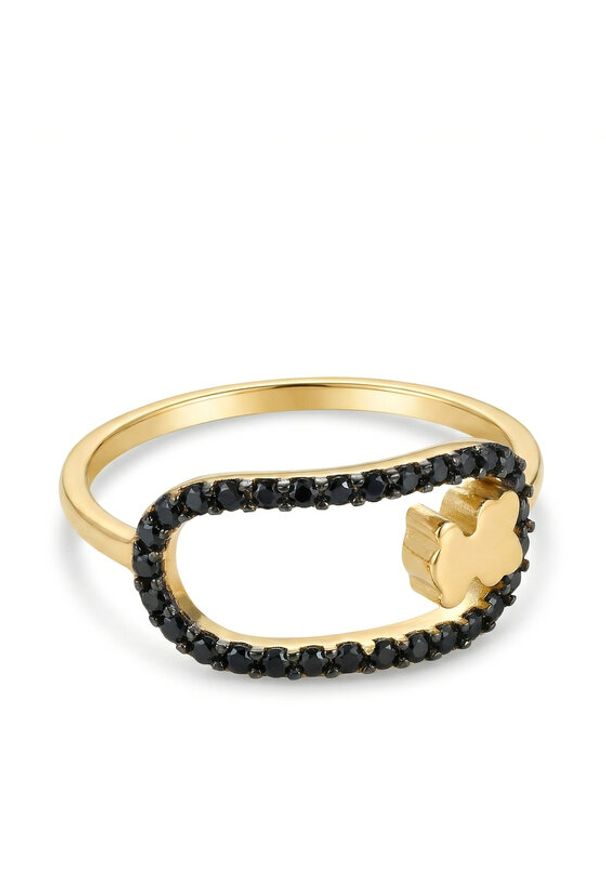 Tous - TOUS Pierścionek Camille 1004567412 Złoty. Materiał: metalowe. Kolor: złoty