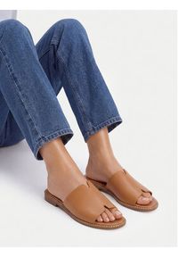 Lasocki Klapki RST-KM215-01 Brązowy. Kolor: brązowy. Materiał: skóra #7