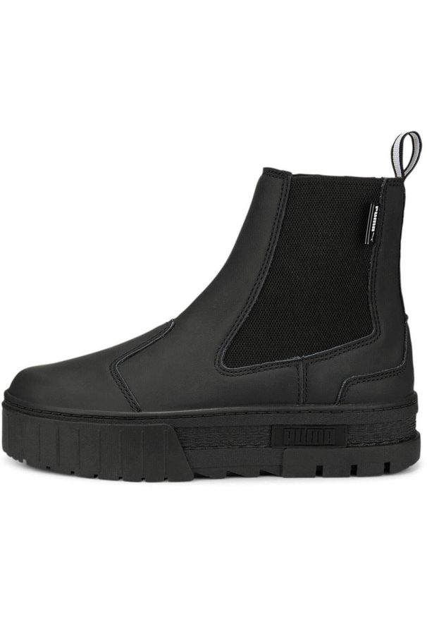 Buty Puma Mayze Chelsea Pop, Kobiety. Kolor: czarny. Materiał: materiał, syntetyk