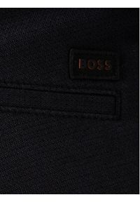 BOSS Chinosy 50547719 Czarny Slim Fit. Kolor: czarny. Materiał: syntetyk