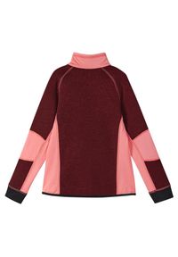 Bluza polarowa dla dziewczynki Reima Laskien. Kolor: czerwony. Materiał: polar