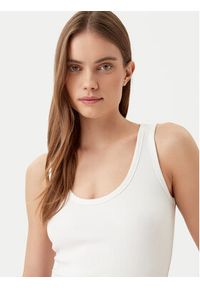 Calvin Klein Top K20K208246 Biały Slim Fit. Kolor: biały #2