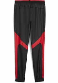 Puma - Męskie spodnie przedmeczowe Egipt PUMA Black Red. Kolor: czerwony, wielokolorowy, czarny. Sport: piłka nożna