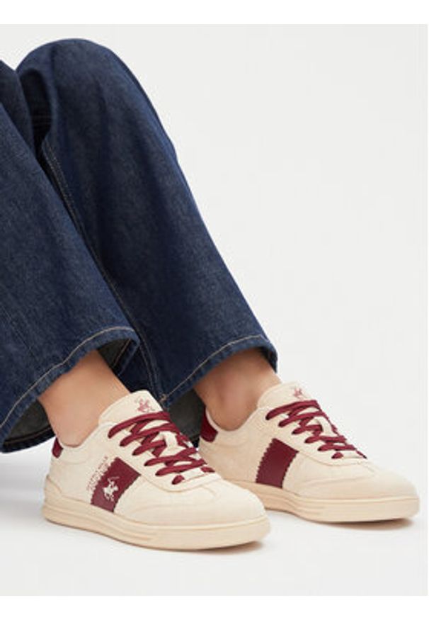 Beverly Hills Polo Club Sneakersy CEO-A1419104A Écru. Materiał: materiał