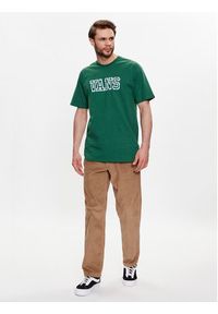 Vans T-Shirt Bones VN00003X Zielony Regular Fit. Kolor: zielony. Materiał: bawełna