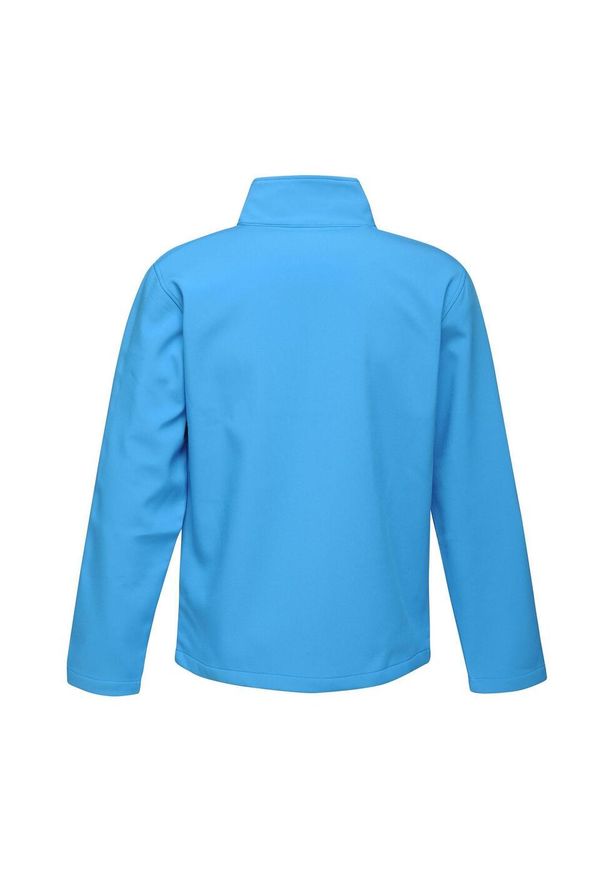 Regatta - Męski Softshell Ablaze. Kolor: niebieski. Materiał: softshell. Sport: turystyka piesza