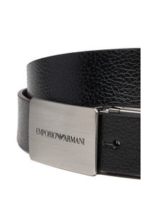 Emporio Armani Pasek Męski Y4S563 Y737E 88044 Czarny. Kolor: czarny. Materiał: skóra #4