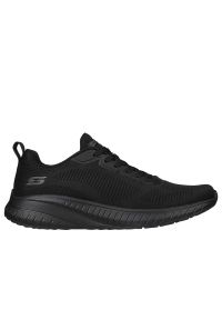 skechers - Buty Skechers Bobs Squad Chaos Prism Bold 118000BBK - czarne. Okazja: na co dzień. Zapięcie: sznurówki. Kolor: czarny. Materiał: materiał, guma. Szerokość cholewki: normalna. Model: Skechers Sport