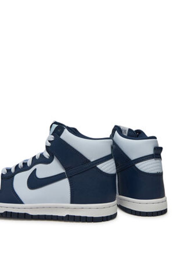 Nike Sneakersy Dunk High (GS) DB2179 008 Biały. Kolor: biały. Materiał: skóra