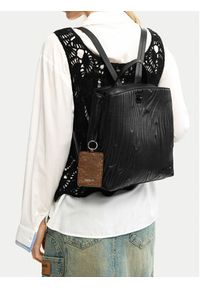 Desigual Plecak 26SAKP42 Czarny. Kolor: czarny. Materiał: skóra #7