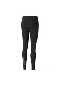 Puma - Damskie Legginsy Z Logo Power. Kolor: czarny