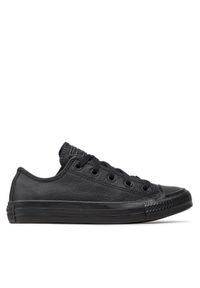 Converse Trampki Chuck Taylor All Star Mono Leather 135253C Czarny. Kolor: czarny. Materiał: skóra #1