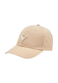 Guess Czapka z daszkiem V4YZ01 WG982 Beżowy. Kolor: beżowy. Materiał: nylon, materiał