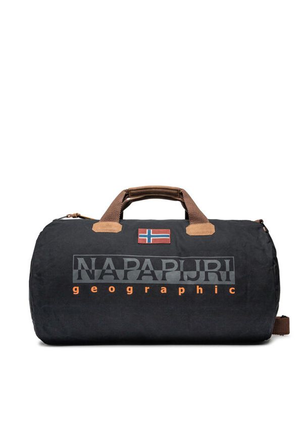 Napapijri Torba podróżna Bering 3 NP0A4GGM Czarny. Kolor: czarny. Materiał: materiał