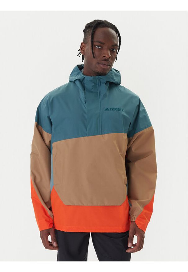 Adidas - adidas Kurtka anorak Terrex Xploric 2.5L JL9753 Kolorowy Loose Fit. Materiał: syntetyk. Wzór: kolorowy