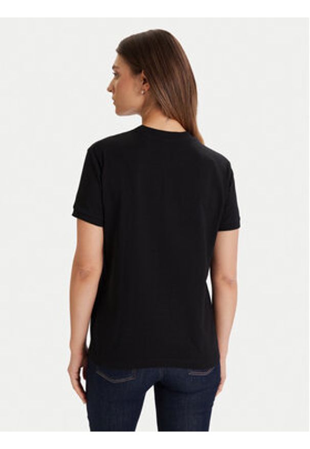 Guess T-Shirt V5BI12 K8FQ4 Czarny Regular Fit. Kolor: czarny. Materiał: bawełna