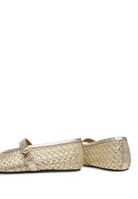 Patrizia Pepe Baleriny PPJ376.27 Złoty. Kolor: złoty. Materiał: skóra #5