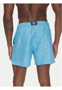 HOM Szorty kąpielowe Espelette 402993 Błękitny Regular Fit. Kolor: niebieski. Materiał: syntetyk #4