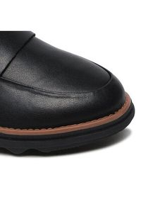 Clarks Lordsy Sharon Gracie 261568164 Czarny. Kolor: czarny. Materiał: skóra #5
