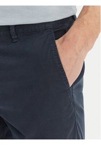 BOSS Chinosy Chino 50554754 Granatowy Slim Fit. Kolor: niebieski. Materiał: bawełna #4