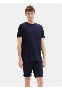 Tom Tailor Szorty materiałowe 1040227 Granatowy Slim Fit. Kolor: niebieski. Materiał: bawełna #5