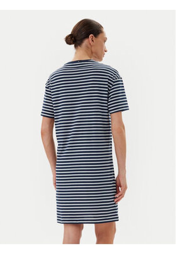TOMMY HILFIGER - Tommy Hilfiger Sukienka codzienna UW0UW05937 Granatowy Regular Fit. Okazja: na co dzień. Kolor: niebieski. Materiał: bawełna. Typ sukienki: proste. Styl: casual
