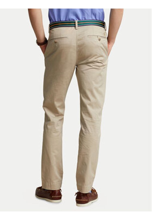 Polo Ralph Lauren Chinosy 710778778001 Beżowy Slim Fit. Kolor: beżowy. Materiał: bawełna