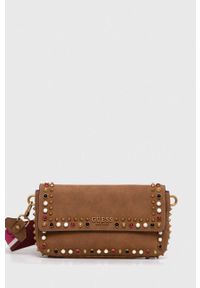 Guess torebka kolor brązowy. Kolor: brązowy
