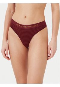 TOMMY HILFIGER - Tommy Hilfiger Stringi UW0UW05589 Czerwony. Kolor: czerwony. Materiał: bawełna #1