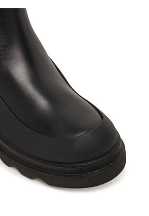 ecco - ECCO Sztyblety Grainer 21479351052 Czarny. Kolor: czarny. Materiał: skóra